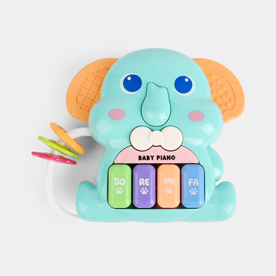 Elephant Baby Piano Rattle & Musical Toy
