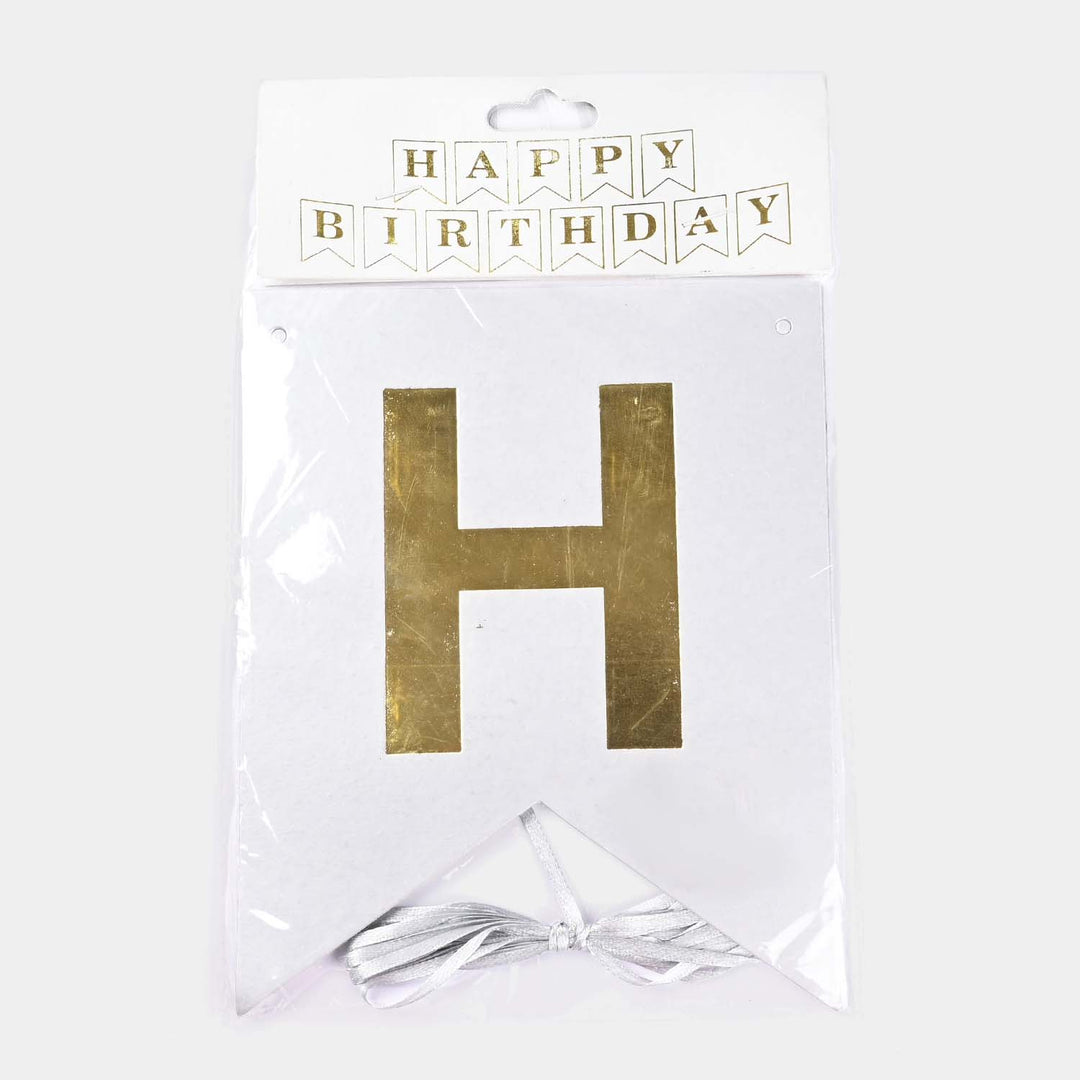 Happy Birthday Bunting Paper Banner