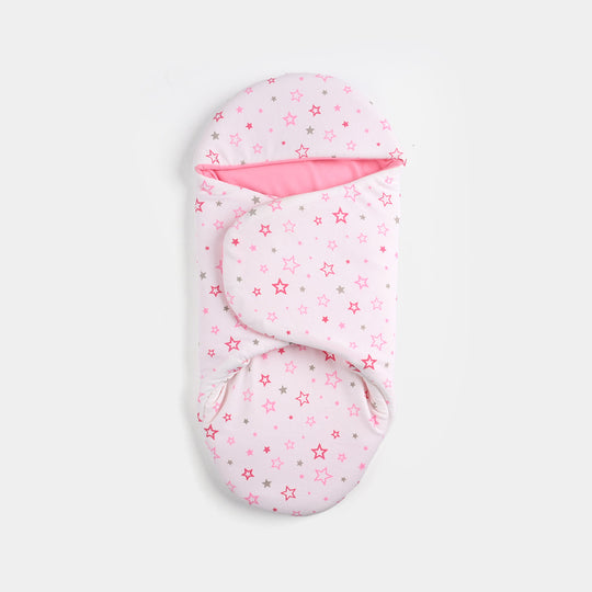 Infant Baby Foam Swaddle Star | Light Pink