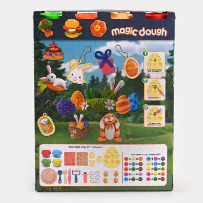 Color Magic Dough Play Set For Kids
