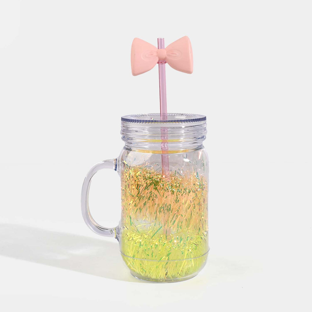 Acrylic Straw Mug/Jar | 550ml