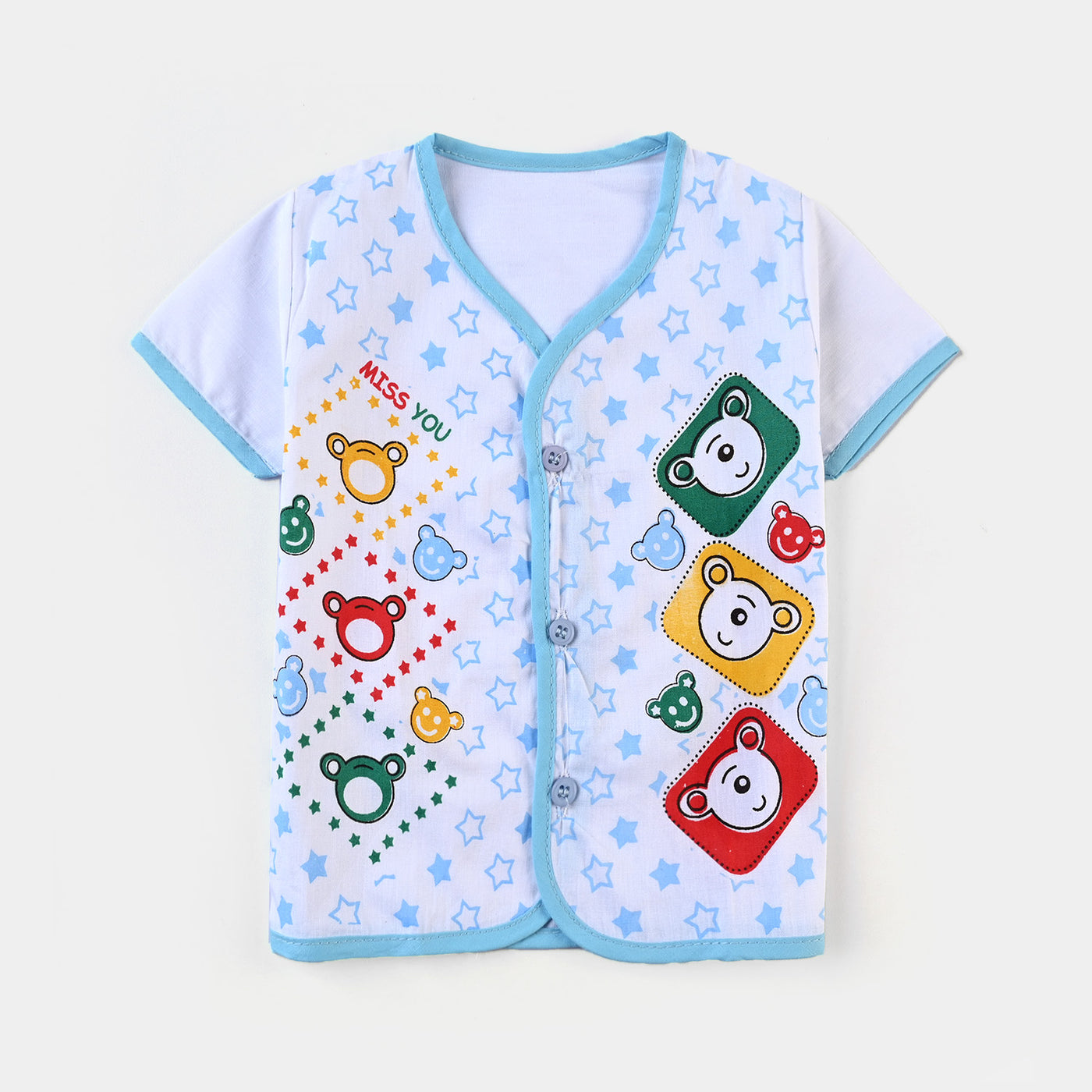 Baby Cotton Vest 3Pcs Printed