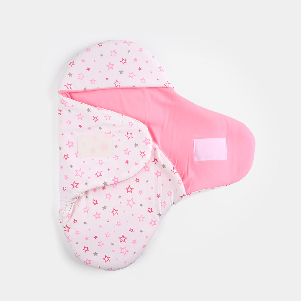 Infant Baby Foam Swaddle Star | Light Pink