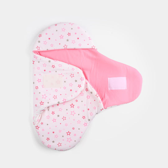 Infant Baby Foam Swaddle Star | Light Pink