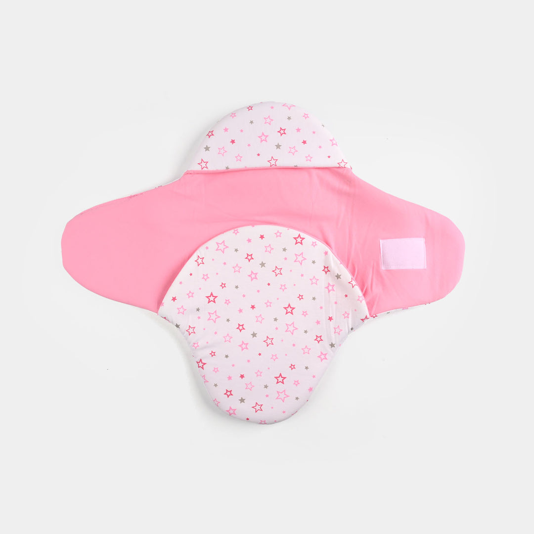 Infant Baby Foam Swaddle Star | Light Pink