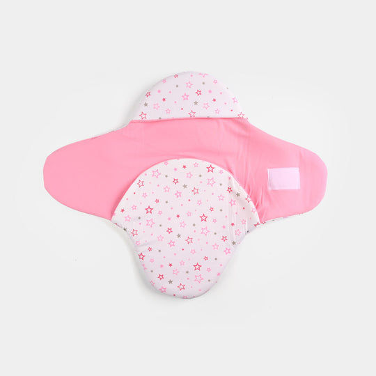 Infant Baby Foam Swaddle Star | Light Pink