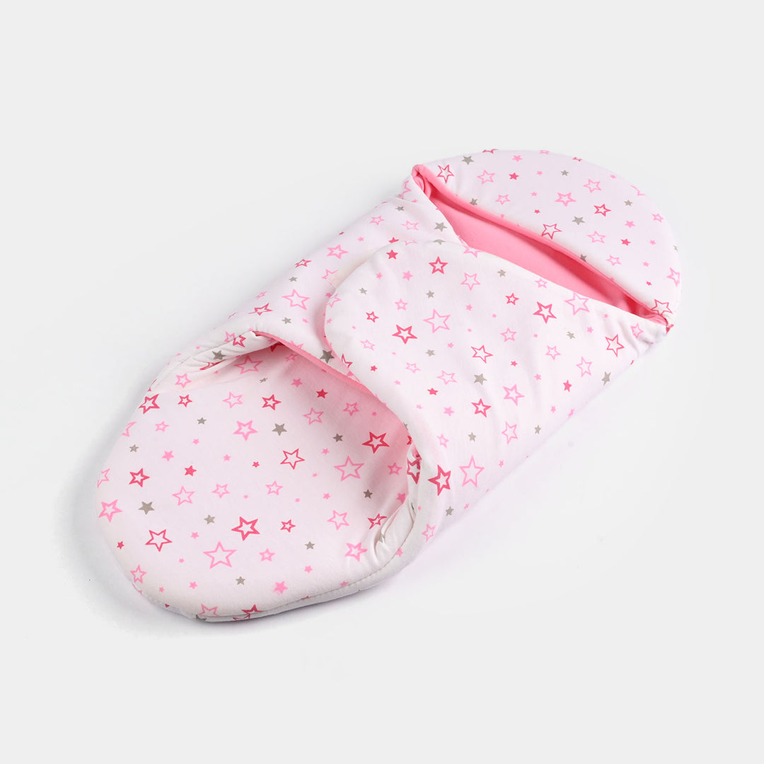 Infant Baby Foam Swaddle Star | Light Pink