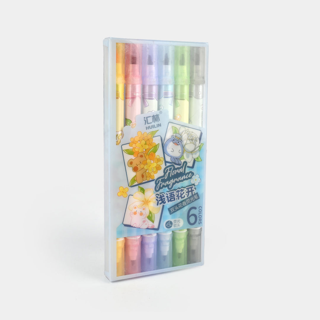 Premium Highlighter – Smooth, Bright & Perfect for Everyday Use 6Pcs