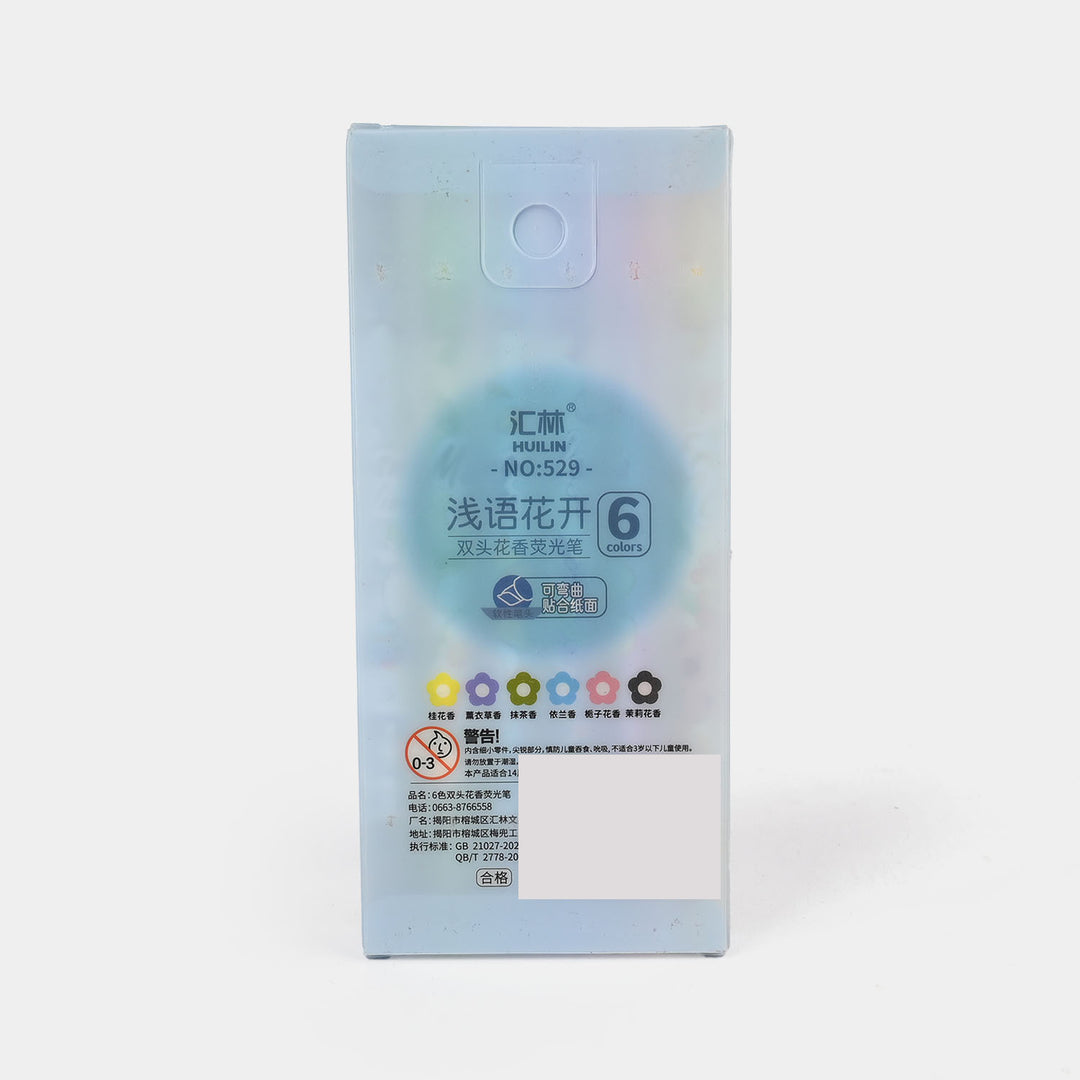 Premium Highlighter – Smooth, Bright & Perfect for Everyday Use 6Pcs