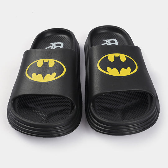 BOYS FASHION NON-SLIP SLIPPER -BLACK