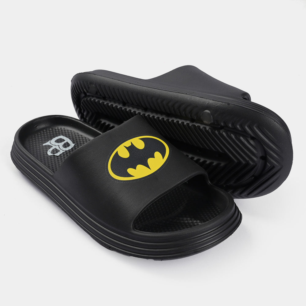 BOYS FASHION NON-SLIP SLIPPER -BLACK