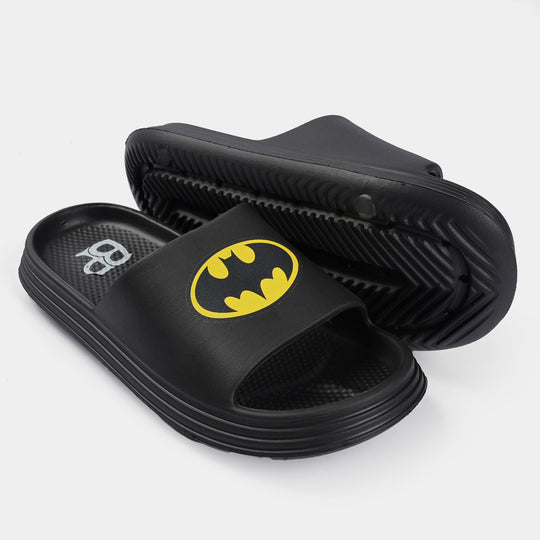 BOYS FASHION NON-SLIP SLIPPER -BLACK