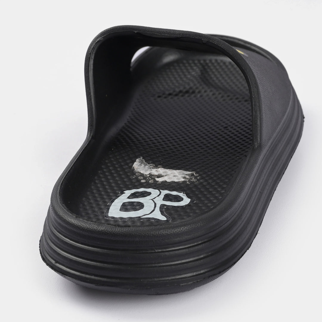 BOYS FASHION NON-SLIP SLIPPER -BLACK