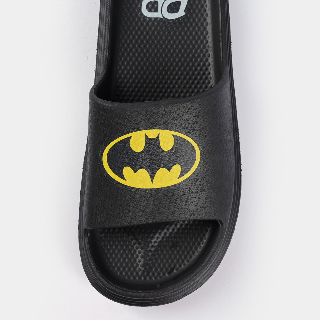 BOYS FASHION NON-SLIP SLIPPER -BLACK