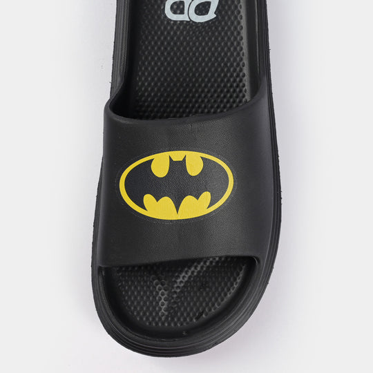 BOYS FASHION NON-SLIP SLIPPER -BLACK