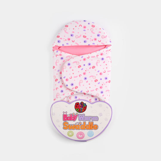 Infant Baby Foam Swaddle Flower | Light Pink
