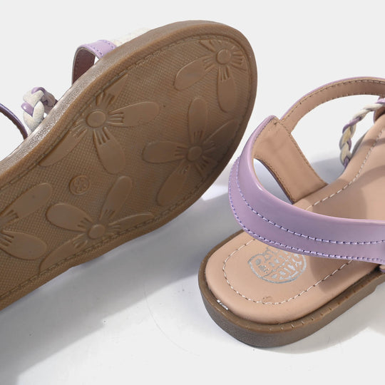 Girls Sandal 1353-Purple