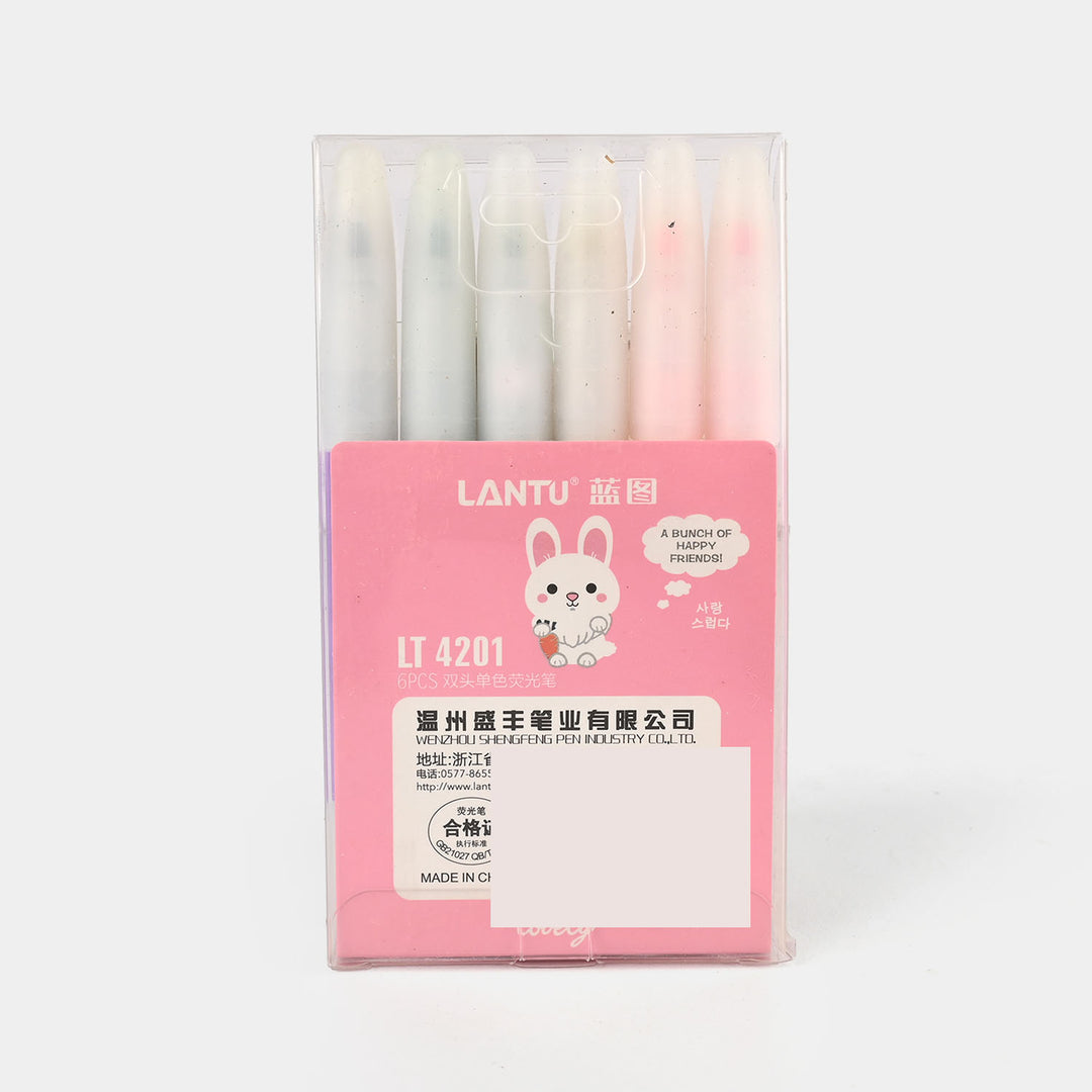 Premium Highlighter – Smooth, Bright & Perfect for Everyday Use 6Pcs