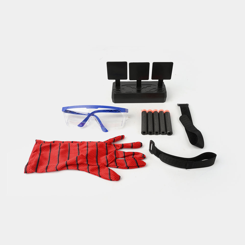Soft Dart Launcher With Dart Target