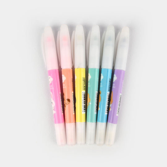 Premium Highlighter – Smooth, Bright & Perfect for Everyday Use 6Pcs