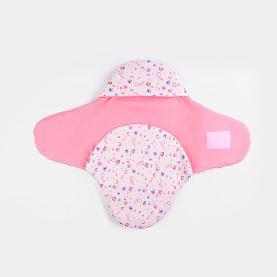 Infant Baby Foam Swaddle Flower | Light Pink
