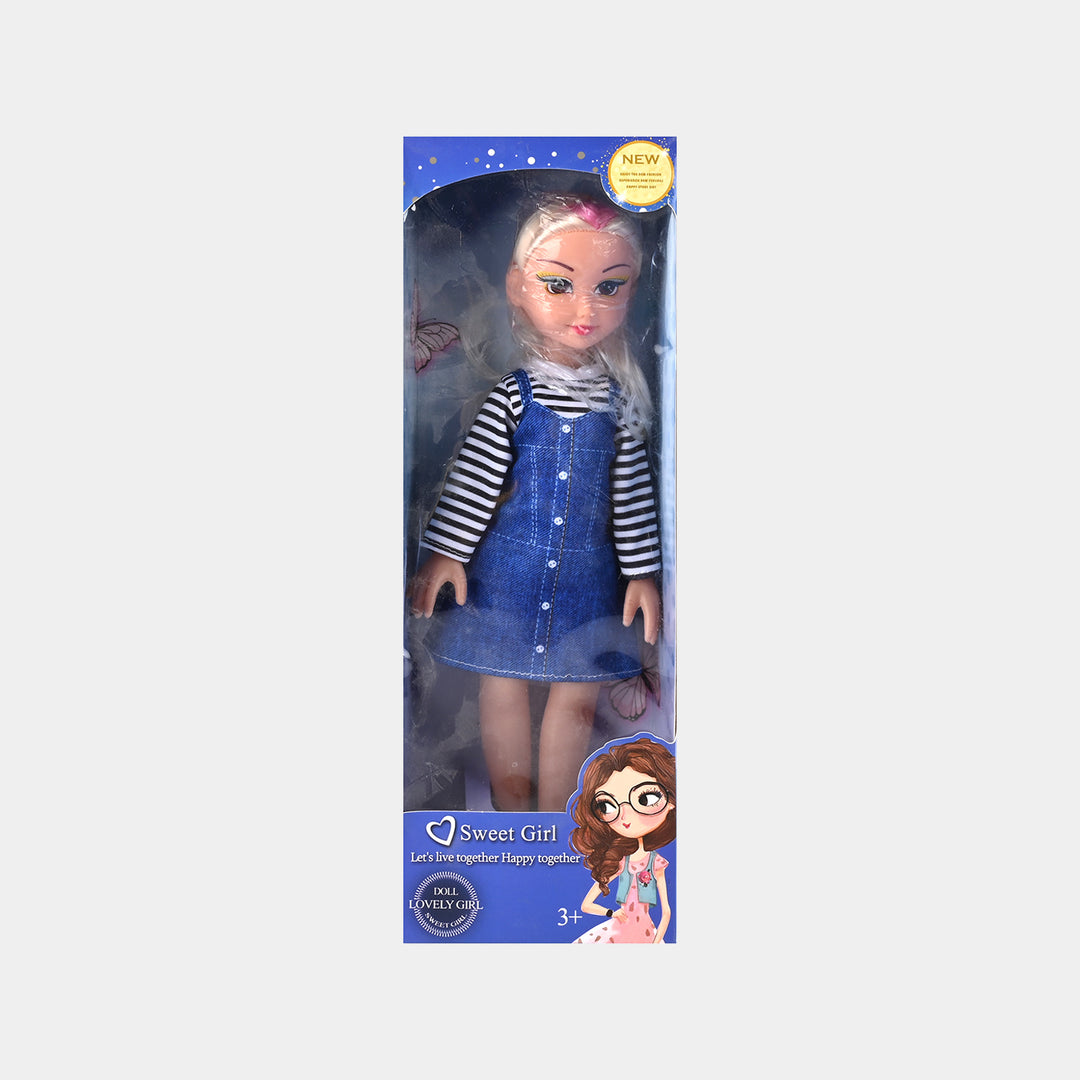 FASHION DOLL WITH MOVEABLE JOINT TOY FOR GIRLS