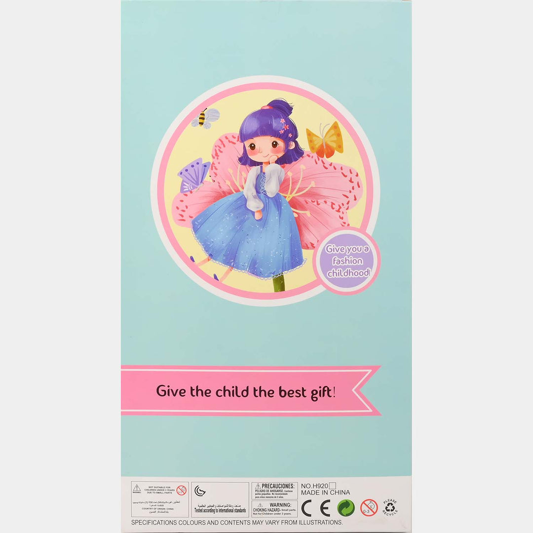 FASHION DOLL WITH MOVEABLE JOINT TOY FOR GIRLS