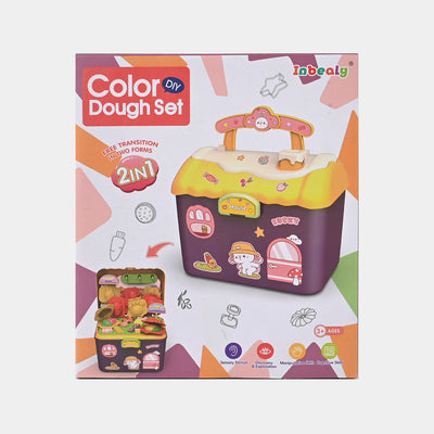 Colored Mud 2 in 1 Color Dough Set DIY Storage House Toys