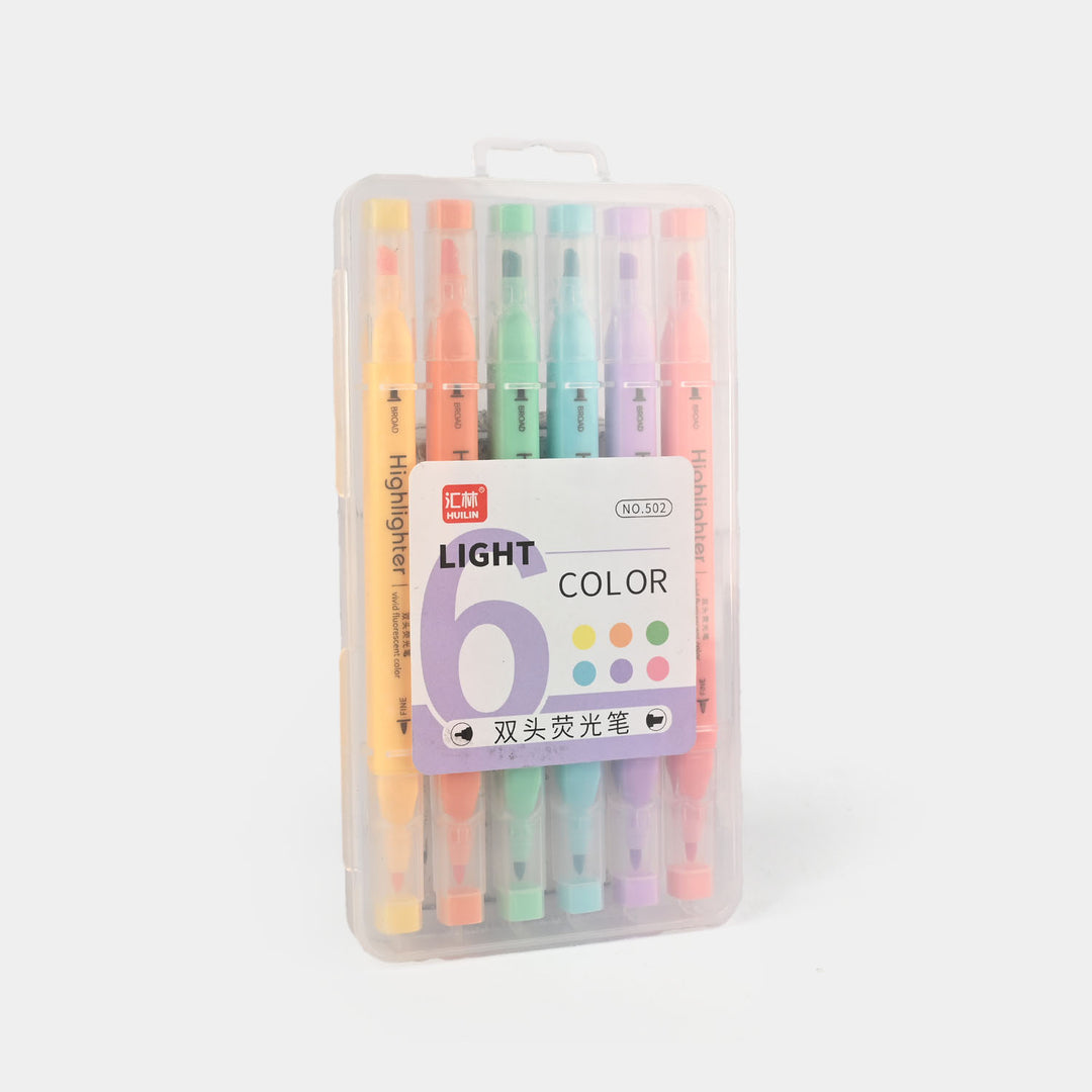 Premium Highlighter – Smooth, Bright & Perfect for Everyday Use 6Pcs