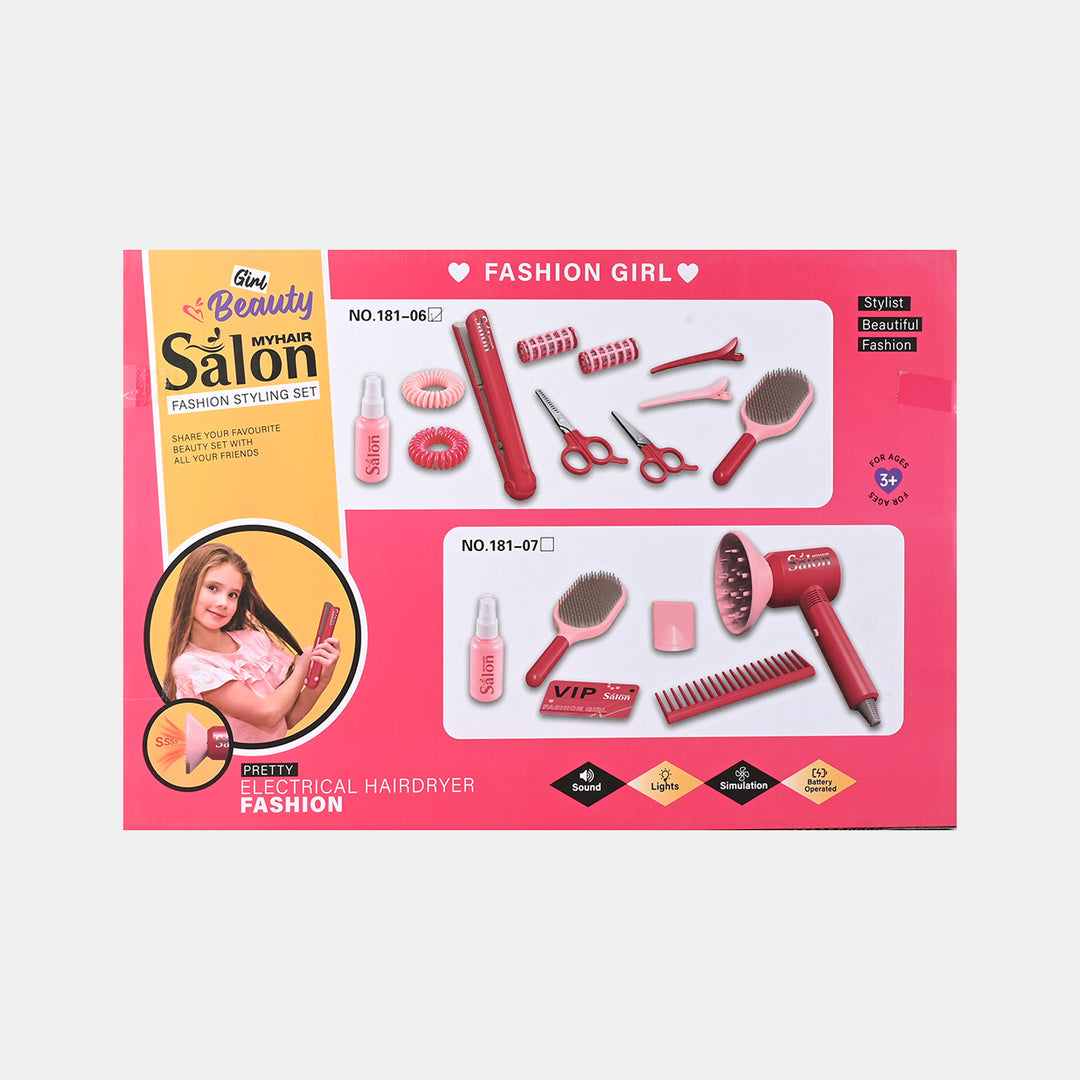 Hair Salon Fashion Styling Set for Kids