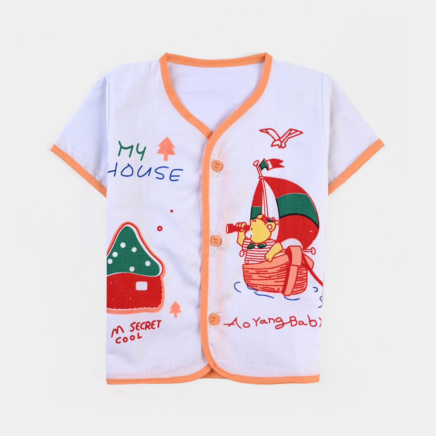 Baby Cotton Vest 3Pcs Printed