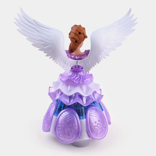 Electric Rotating Pretty Girl With Light & Music Toy