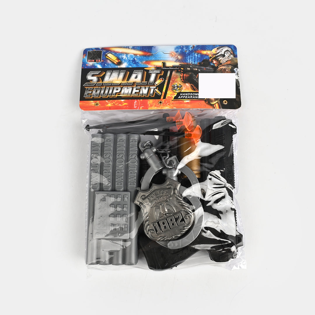 Manual Toy Launcher & Role-Play Accessory Kit