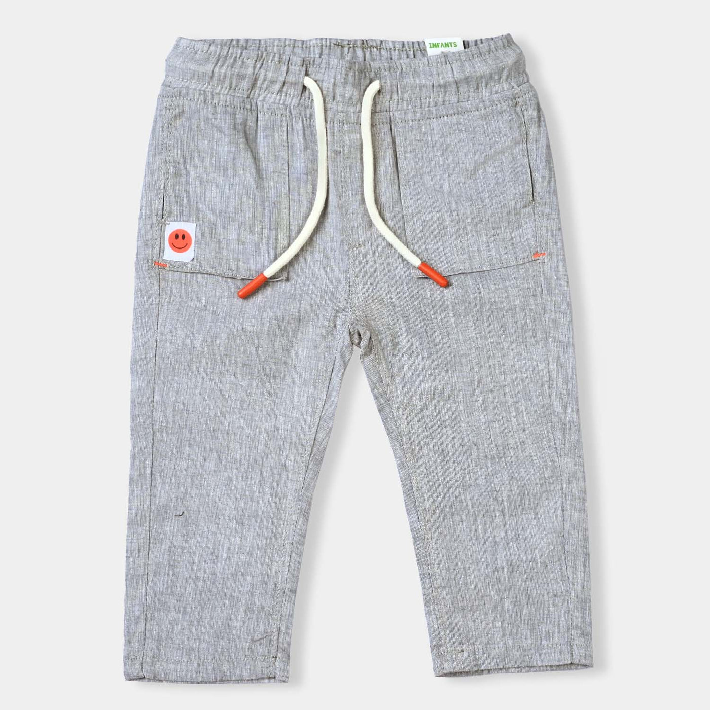 Infant Boys Cotton Pant Awesome - Grey