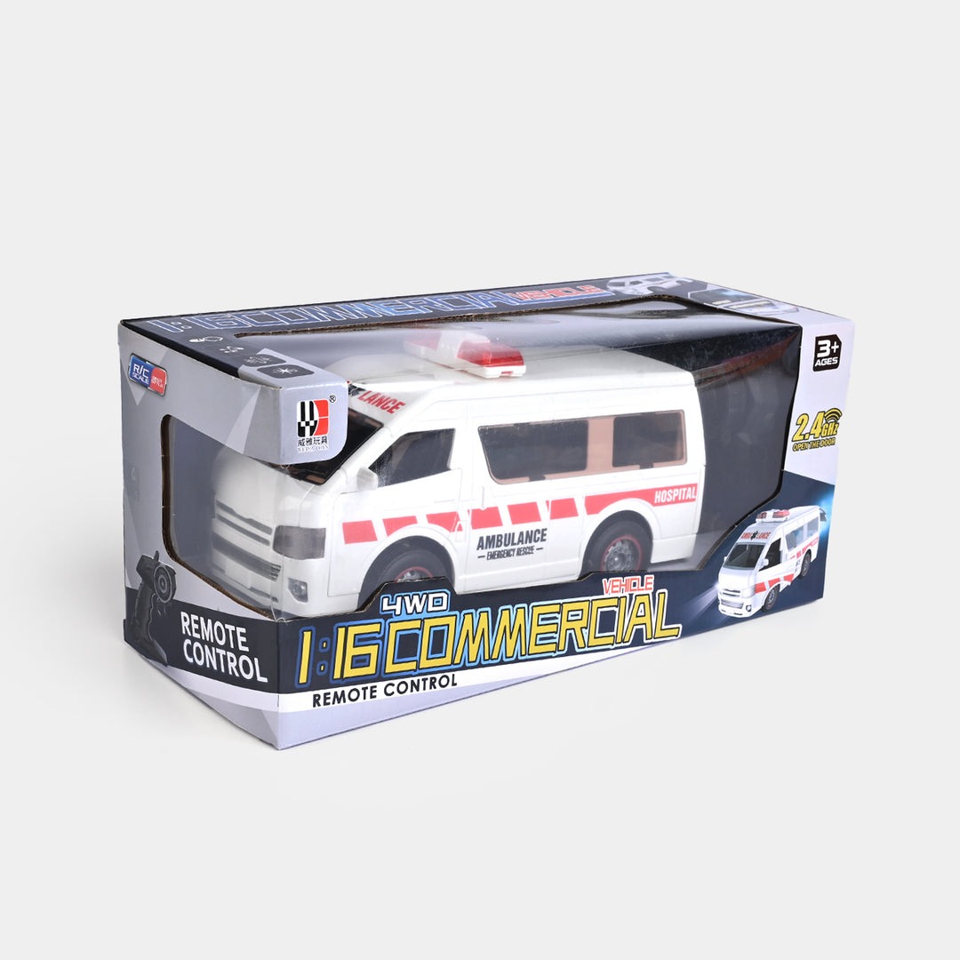 Remote-Controlled Spray Ambulance Toy For Kids