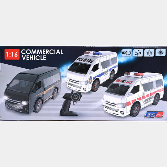 Remote-Controlled Spray Ambulance Toy For Kids