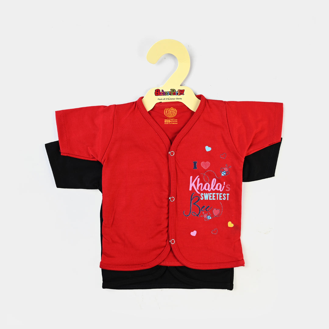 Pack Of 2 Infant Summer Shirt