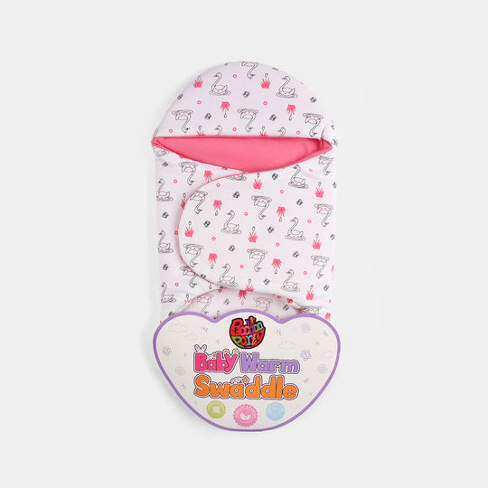 Infant Baby Foam Swaddle Duck | Pink