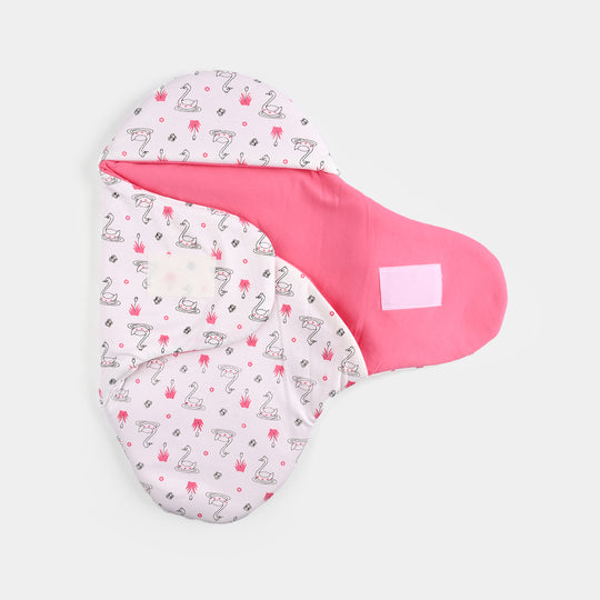 Infant Baby Foam Swaddle Duck | Pink