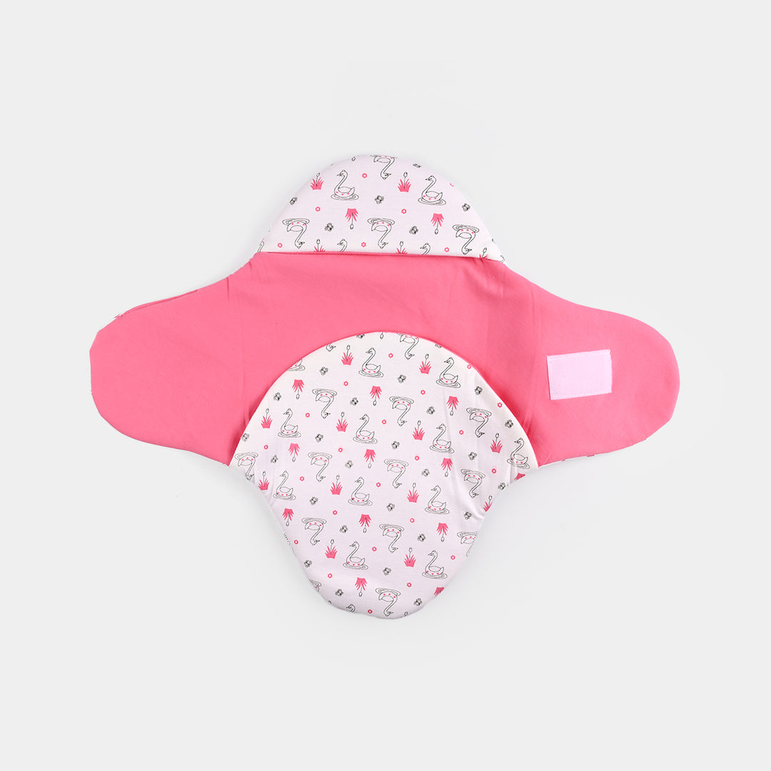 Infant Baby Foam Swaddle Duck | Pink