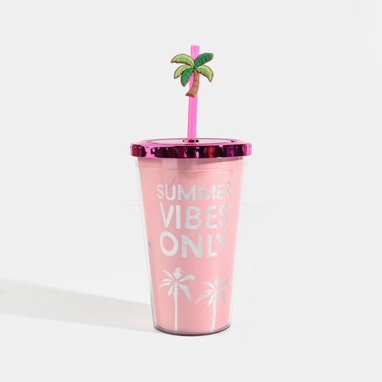Acrylic Straw Mug/Cup | 450ML
