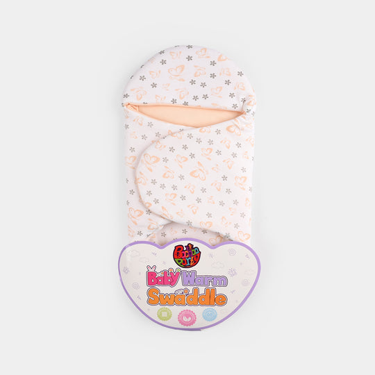 Infant Baby Foam Swaddle Butterfly | Peach