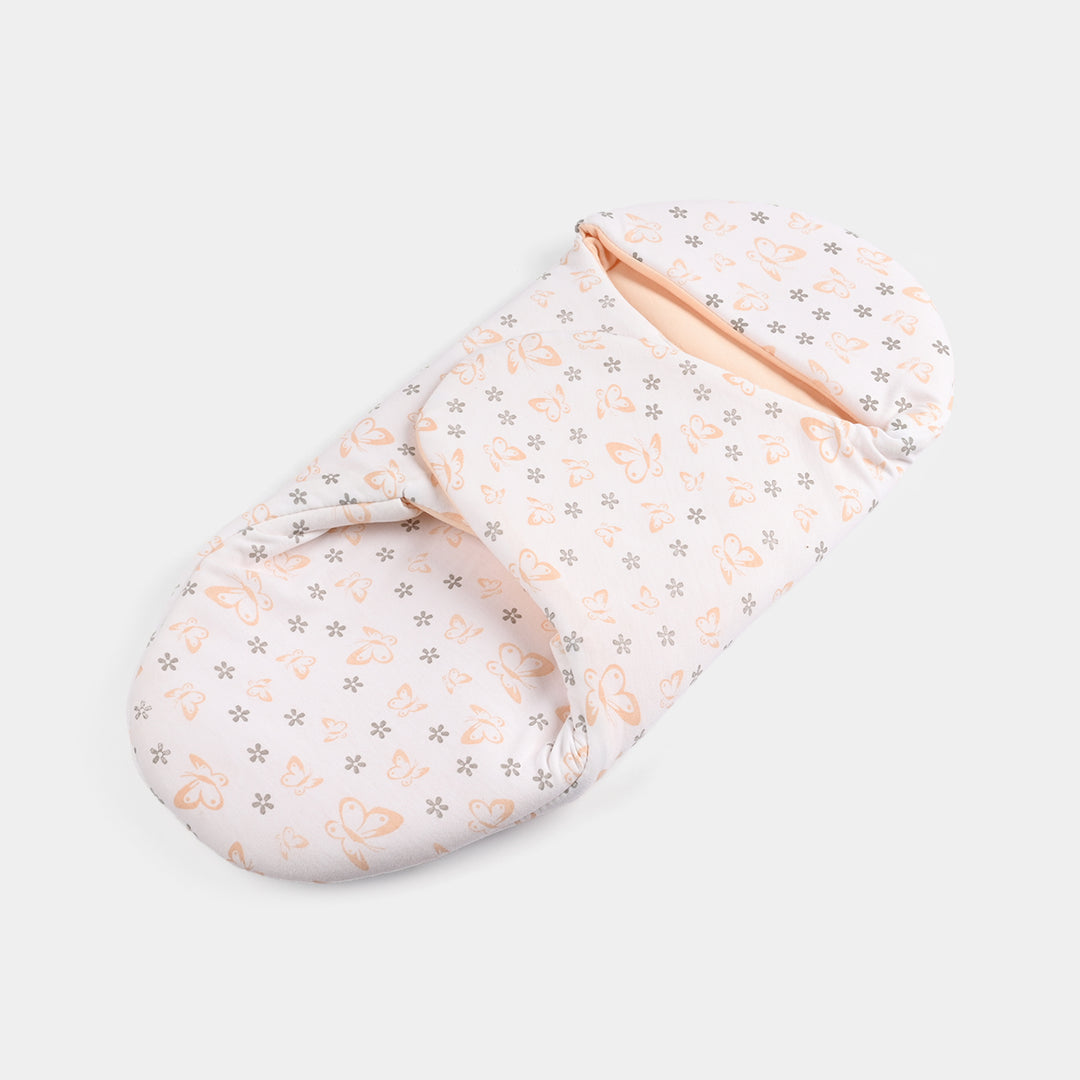 Infant Baby Foam Swaddle Butterfly | Peach