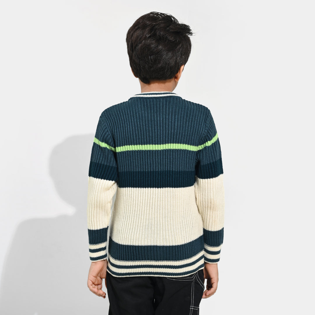 Boys Acrylic Sweater-Garden Fresh-Multi
