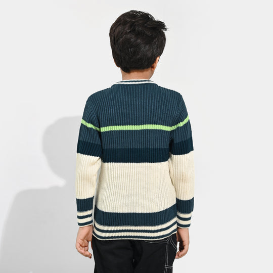 Boys Acrylic Sweater-Garden Fresh-Multi