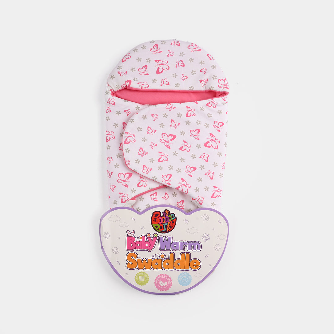 Infant Baby Foam Swaddle Butterfly | Pink
