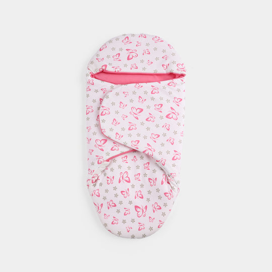 Infant Baby Foam Swaddle Butterfly | Pink