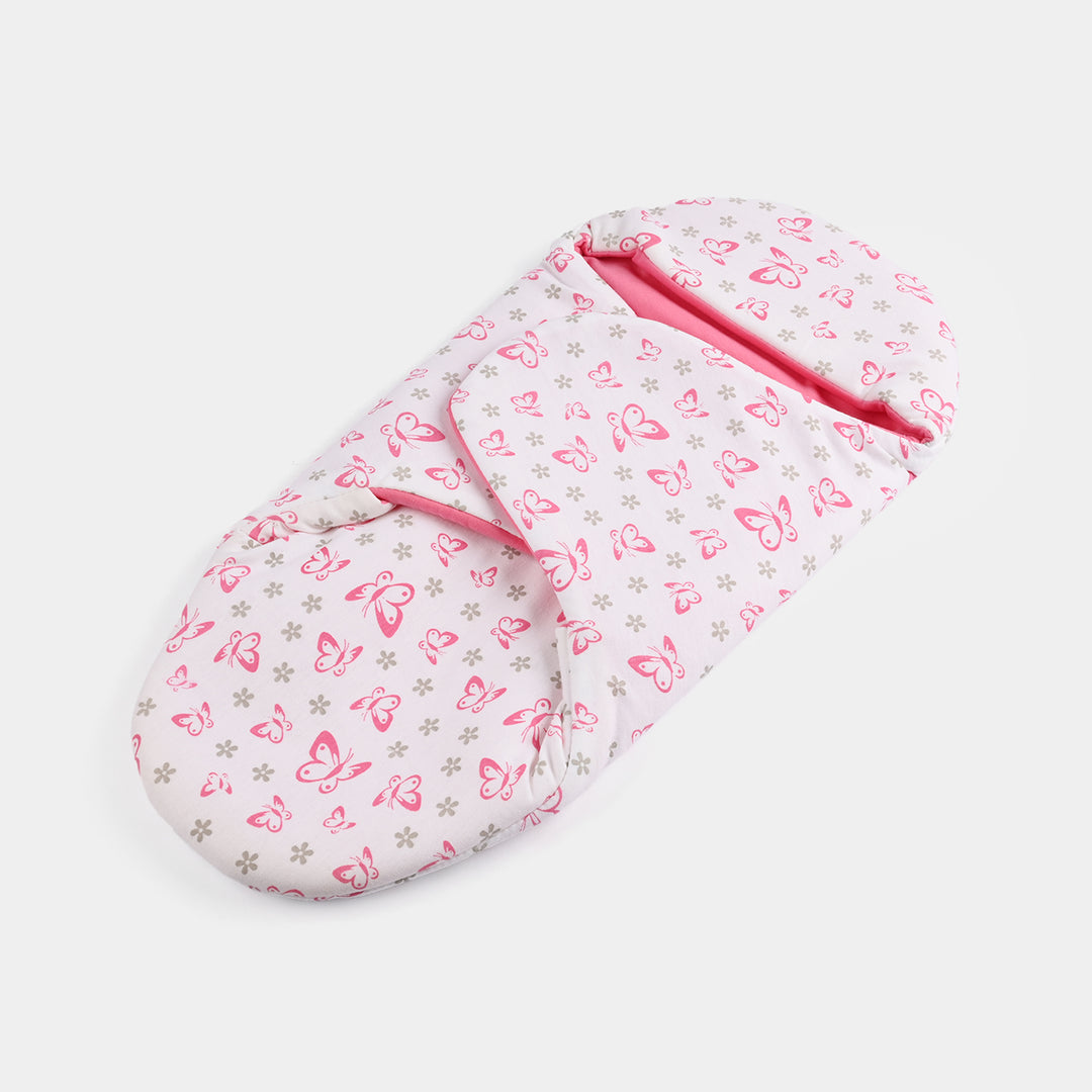 Infant Baby Foam Swaddle Butterfly | Pink