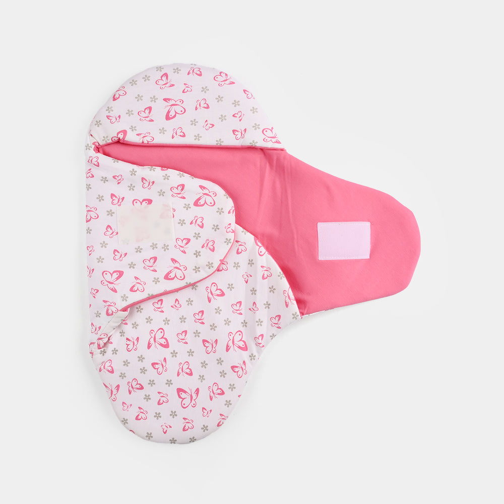 Infant Baby Foam Swaddle Butterfly | Pink