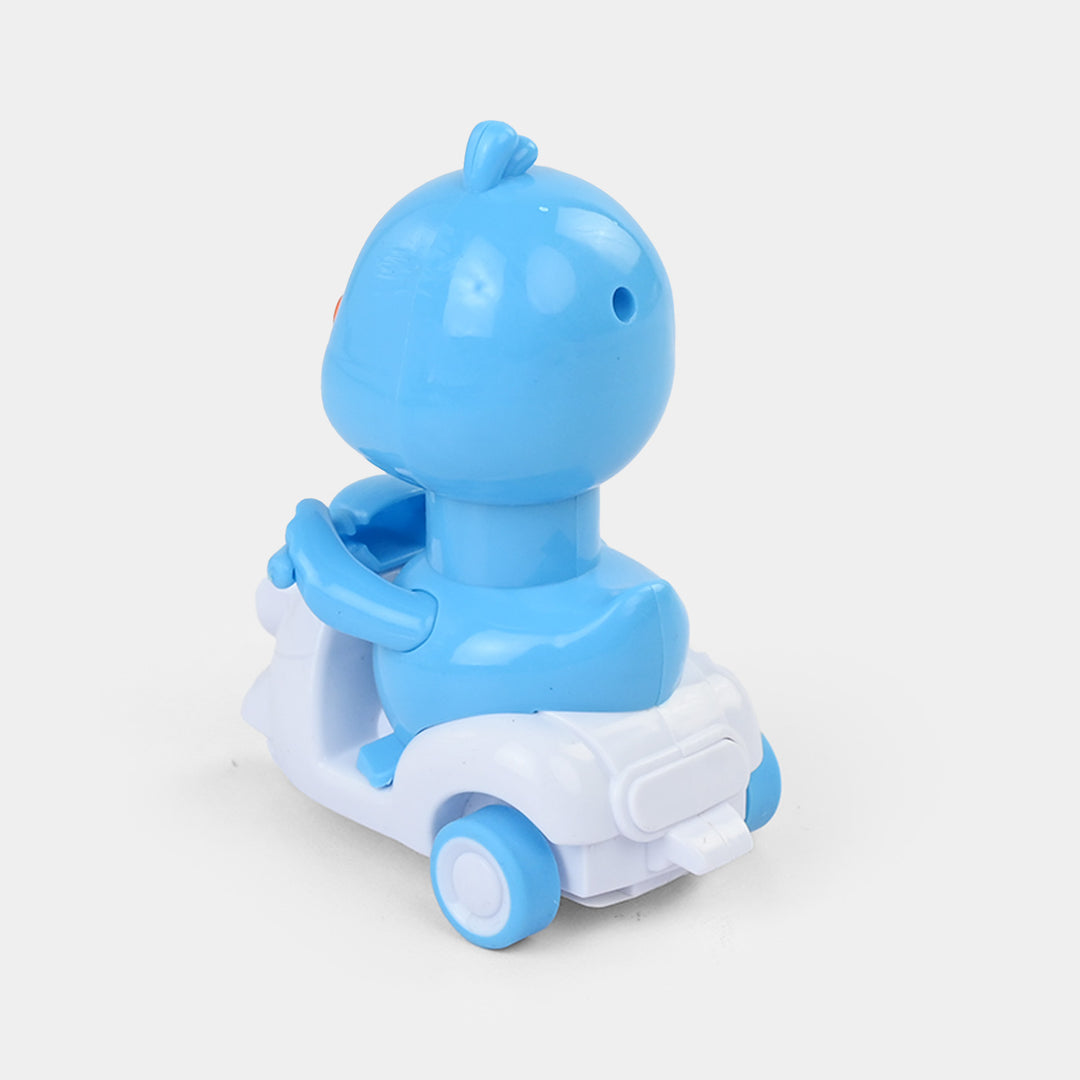 Wind Up Motorcycle Duck Play Toy For Kids